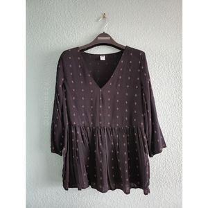 Old Navy (Petite) | Pleated Peplum Blouse